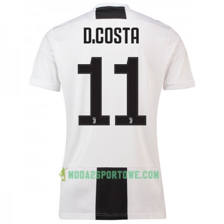 Koszulka Juventus D.Costa 11 Domowe Stroje Piłkarskie 2018/19 Krótki Rękaw